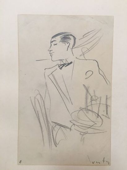 COLETTE. Chéri. Paris, Imprimé pour l'artiste et ses amis, 1929. In-4, maroquin rouge,...