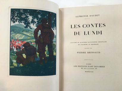 DAUDET (Alphonse). Les Contes du lundi. Paris, Les Éditions d'art Devambez, 1928....