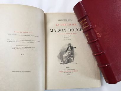 DUMAS (Alexandre). Le Chevalier de Maison-Rouge. Paris, Librairie de l'Édition nationale,...