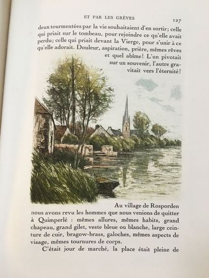 FLAUBERT (Gustave) Through the fields and through the strikes. Paris, L. Carteret,...