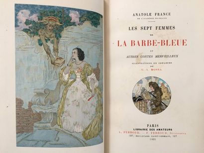 France (Anatole). Les Sept femmes de Barbe-Bleue et autres Contes merveilleux. Paris,...