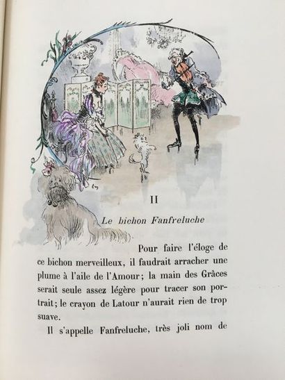 GAUTIER (Théophile). Le Petit chien de la marquise. Paris, L. Conquet, 1893. In-12,...