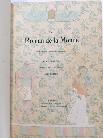 GAUTIER (Théophile). Le Roman de la momie. Paris, L. Conquet, Carteret et Cie, 1901....