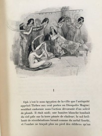 GAUTIER (Théophile). The Mummy Novel. Paris, L. Conquet, Carteret et Cie, 1901. In-8,...