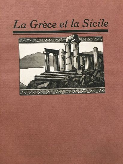 HÉRÉDIA (José-Maria de). Greece and Sicily. Full text. Paris, Maurice de Becque,...