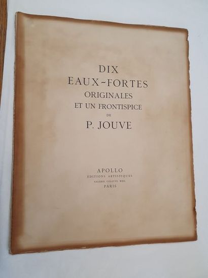 LARROUY (Maurice). Le Révolté. Paris, René Kieffer, 1929. In-4, demi-maroquin bleu...