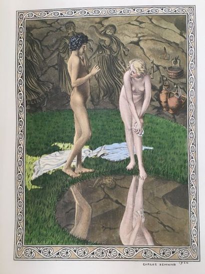 LONGUS. The Pastorales or Daphnis and Chloe. Paris, L'Édition d'art H. Piazza, 1926....