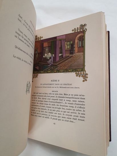 MAETERLINCK (Maurice). Pelléas et Mélisande. Paris, Édition d'art H. Piazza, 1924....