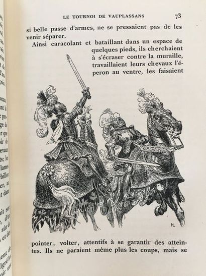 MAINDRON (Maurice). Le Tournoi de Vauplassans. Paris, Le Livre Moderne, Boivin et...