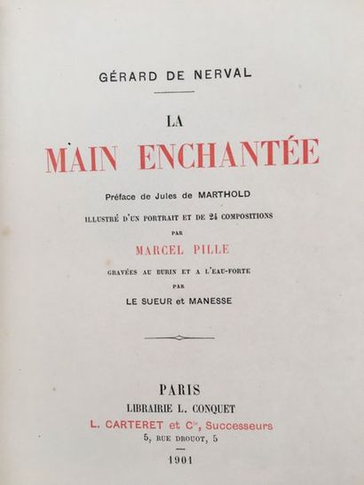NERVAL (Gérard de) La Main enchantée. Préface de Jules de Marthold. Paris, L. Conquet,...