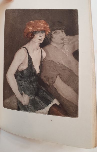 PATORNI (Aurèle). Le Fou. Poèmes. Paris, Aux dépens des Auteurs, 1921. In-8, demi-maroquin...