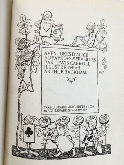 RACKHAM (Arthur). Ensemble 4 ouvrages illustrés par l'artiste, en 4 volumes in-4,...