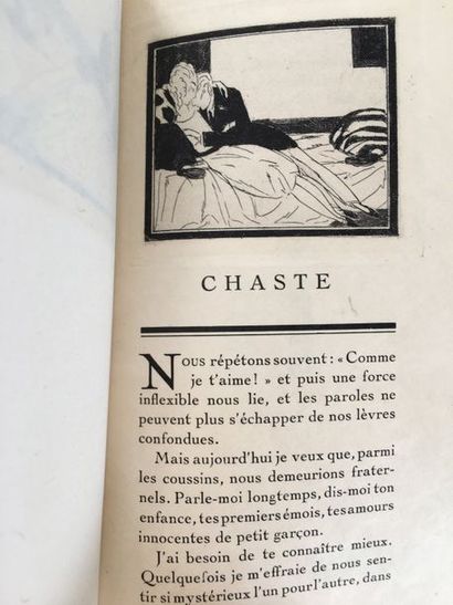 REBOUX (Paul) et Madame X. Trente-deux poèmes d'amour. Paris, Éditions G. Crès &...