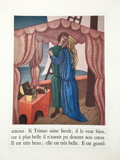 ROMAN DE TRISTAN ET ISEULT (Le). 1928. In-4, sheets, publisher's box.
Illustrations...