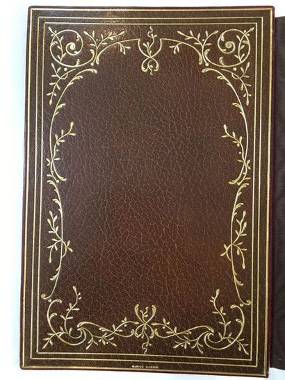 STAAL-DELAUNAY (Madame de) Memories. Paris, Jouaust, 1890. 2 volumes in-8, plum morocco,...