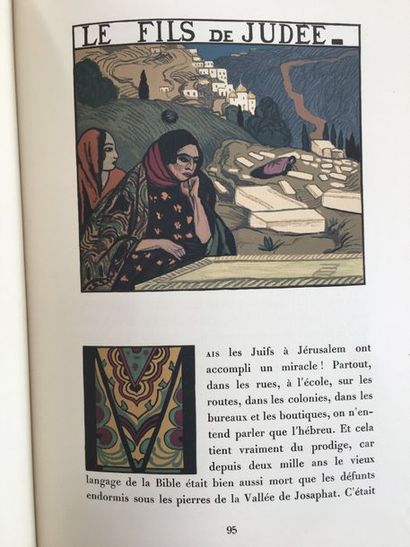 THARAUD (Jérôme et Jean). Next year in Jerusalem. Paris, Éditions Lapina fils, 1929....