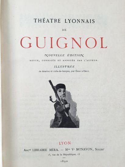null THÉÂTRE lyonnais de Guignol. Nouvelle édition revue, corrigée et annotée par...