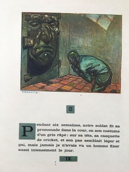 WILDE (OSCAR). The Ballad of Reading Jail. Paris, Javal and Bourdeaux, 1927. In-4,...