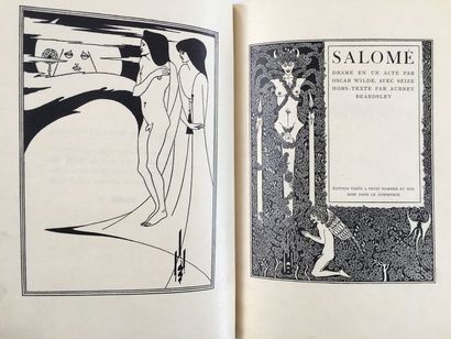 WILDE (OSCAR). Salomé. Drame en un acte. Paris, Imprimé pour les souscripteurs, 1907....