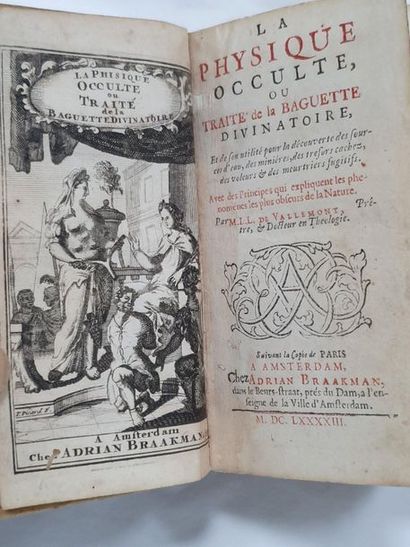 VALLEMONT. Occult Physics, or Treatise on Divinatory Baths. Following the Copy of...