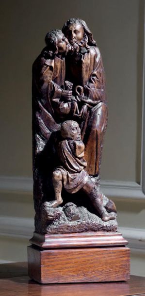 null Carved walnut group representing the Kiss of Judas
Middle
Rhine Second half...