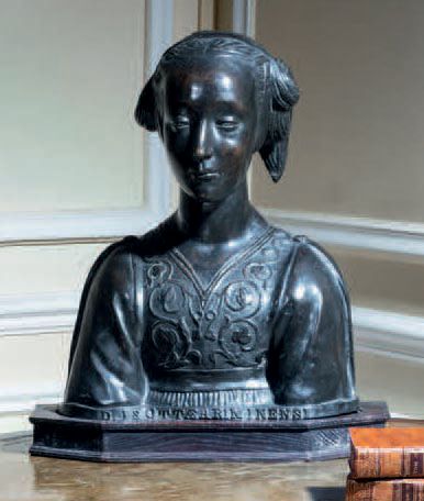 Patinated bronze bust of the Belle Florentine...