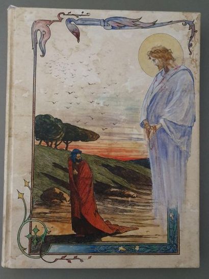 GEBHART (Émile). The Last Night of Judas. Paris, Ferroud, 1908. In-8, wove vellum...
