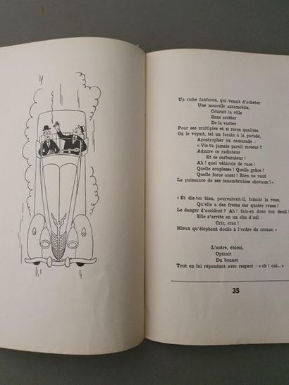 VROYLANDE (Robert de). Fables. Leuven, Stick Edition, 1941. In-8, paperback, modern...