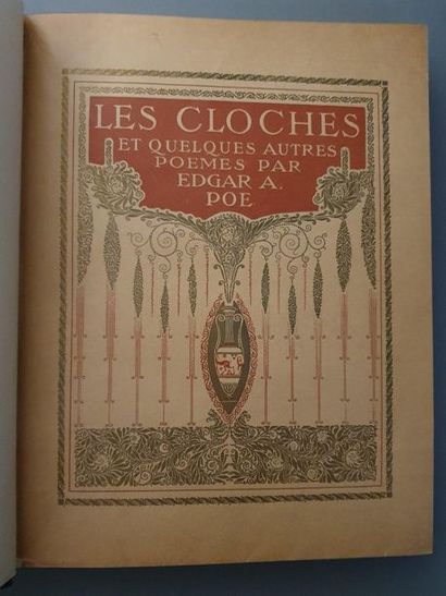 Poë (Edgar). Les Cloches et quelques autres poèmes. Illustrés par Edmond Dulac. Paris,...
