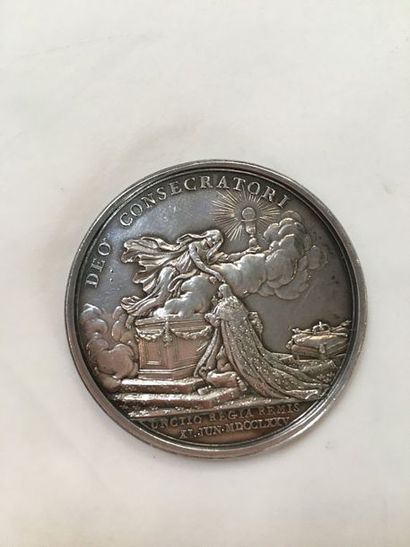Louis XVI, Roi de France. Médaille en argent,...