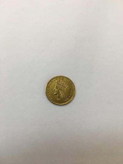 Une pièce de 1 dollar or (900/00), des Etats-Unis...