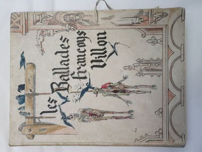 VILLON (François) Œuvres. Texte révisé et préface par Jules de Marthold. Paris, Librairie...