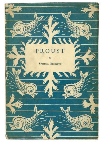 BECKETT (Samuel) Proust. Londres, Chatto & Windus, 1931. In-12, cartonnage illustré,...