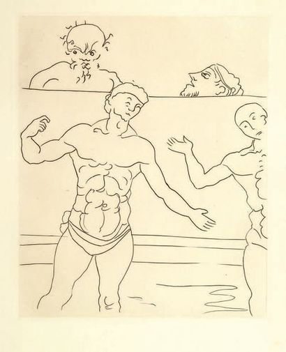 PETRONE The Satyricon. S.l.n.a. [Paris, at the expense of an amateur, 1951]. In-folio,...