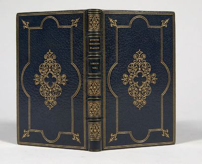 HORACE [Opera]. London, William Pickering, 1824 [at the end]: Excudebat C. Corrall,...