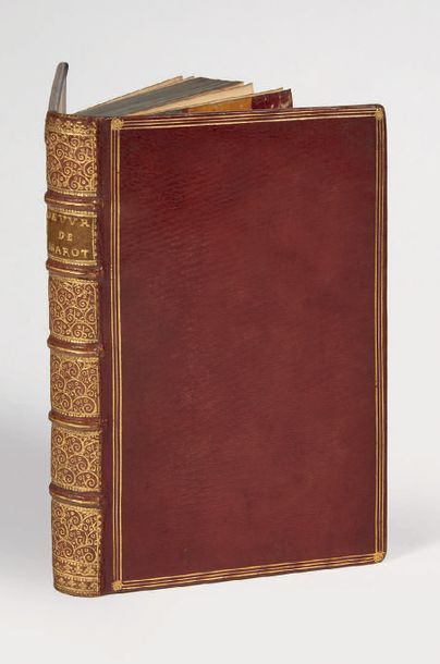 MAROT (Jean) Les Œuvres. Nouvelle édition. Paris, Antoine-Urbain Coustelier, 1723.
In-12,...