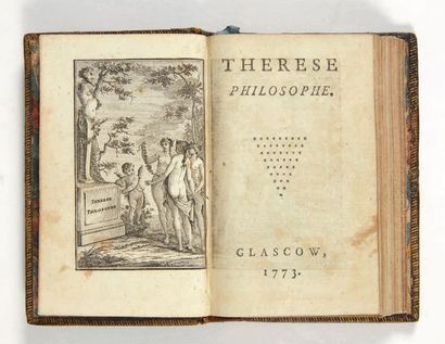 [BOYER D'ARGENS (Jean-Baptiste de)] Thérèse philosophe. Glascow [sic], 1773. 2 parties...