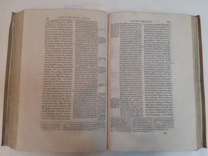 THUCYDIDE. De bello Peloponnesiaco Libri VIII. S.l. Geneva], Henry II Estienne, 1588....