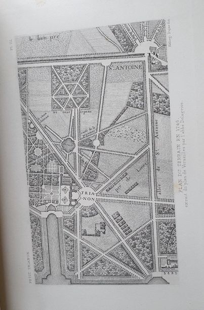 DESJARDINS (Gustave). The Little Triangle. History and description. Versailles, L....