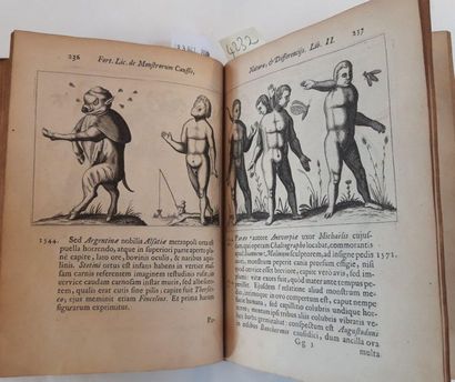 LICETUS (Fortunius). Monsters. Editio novissima. Amsterdam, Andrea Frisi, 1665. In-4,...