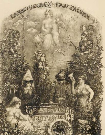 null [REVUE]. LA REVUE FANTAISISTE. Paris, Au Bureau de la Revue, 1861. 3 volumes...