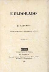GAUTIER (Théophile). L'ELDORADO. Paris, Publications du Figaro, 1837. In-8, demi-maroquin...