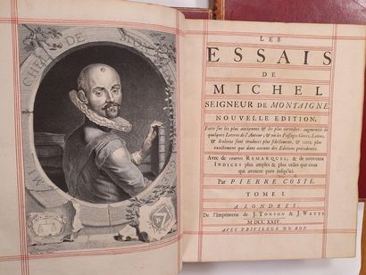 MONTAIGNE, Michel de 
Les Essais de Michel, seigneur de Montaigne, nouvelle édition...