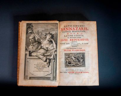 SANNAZARO Opere latine scripta
Amsterdam, Gerard Onder de Linden, 1728
Bel exemplaire...