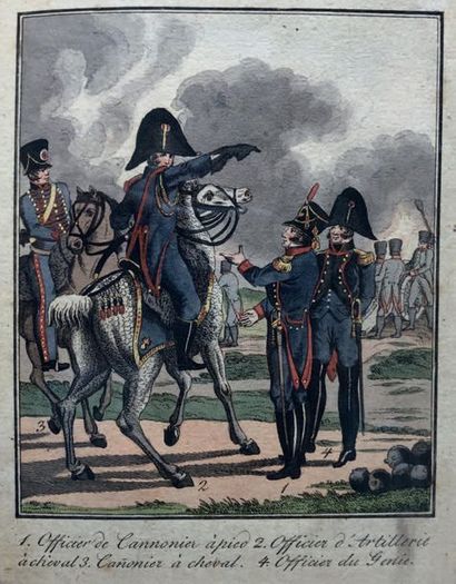 BERKA, Johann 
L'Armée française représentée en 18 [12] feuilles
Prague, François...