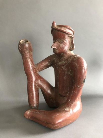 null BEAUTIFUL REPRESENTATION OF A SITTING SHAMAN

Colima Culture, Western Mexico

Protoclassical,...
