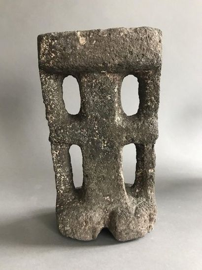 null SMALL BRAZIER OR ANTHROPOMORPHIC METATE

Culture Veracruz, Gulf Coast, Mexico

Classical,...