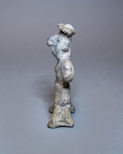 null FEMALE FIGURINE STANDING WITH OPEN ARMS

Nayarit Culture, Western Mexico

Classical...