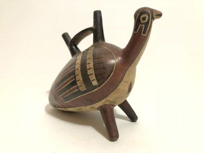 null BIRD VASE

Nazca Culture, Peru

200-600 A.D.

Polychrome ceramics (broken glued,...