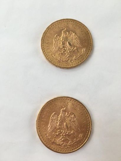 null Deux pièces d'or 50 pesos

1946

83g